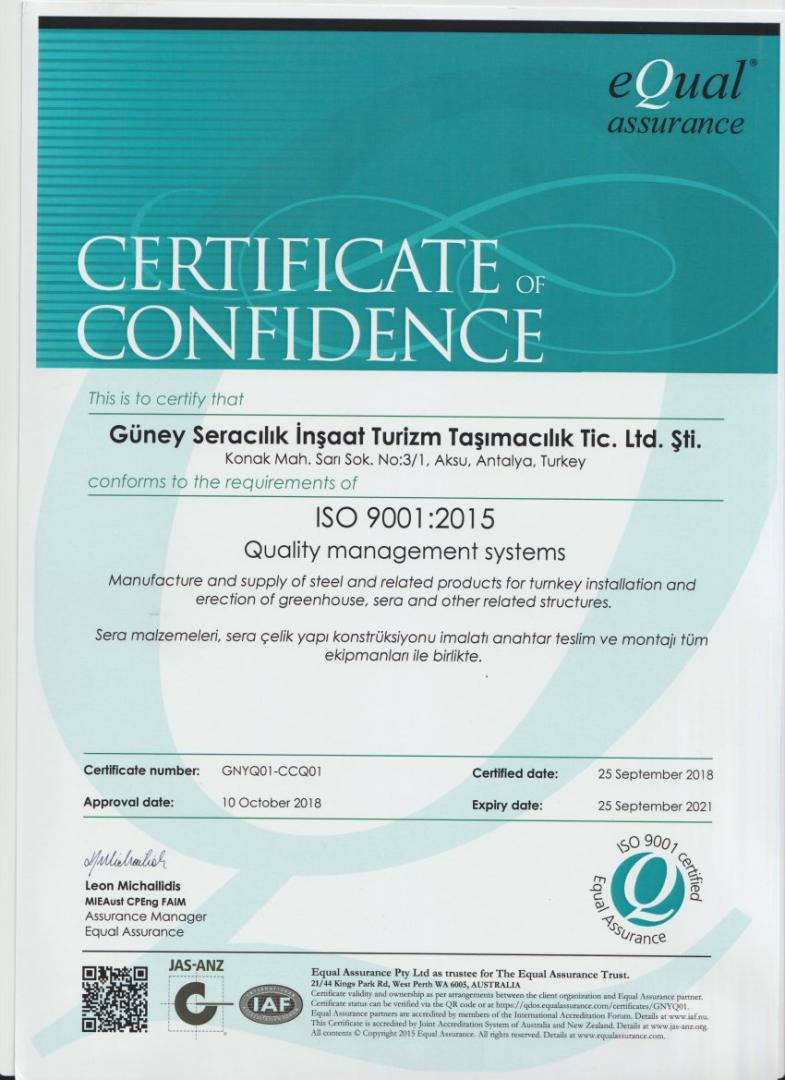 Modern Sera Sistemleri: Anahtar Teslim Sera Sistemleri